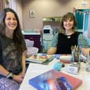 Lottie Ayers (left) and Zoe Gardner, of the Women's Hub, in Park Road, have organised a week of activities to mark Maternal Mental Health Awareness Week, which is taking place from Monday, April 29, until Sunday, May 5.