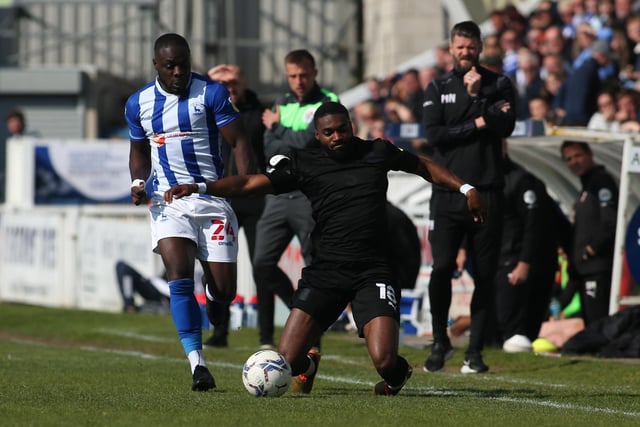 Olomola was recalled from his loan spell with Yeovil Town recently and found himself immediately in the starting XI against Swindon Town. (Credit: Michael Driver | MI News)