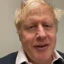 A video grab taken from the twitter feed of Prime Minister Boris Johnson after he was instructed to self-isolate by NHS Test and Trace following a meeting with MP Lee Anderson, who has since tested positive for Covid-19.