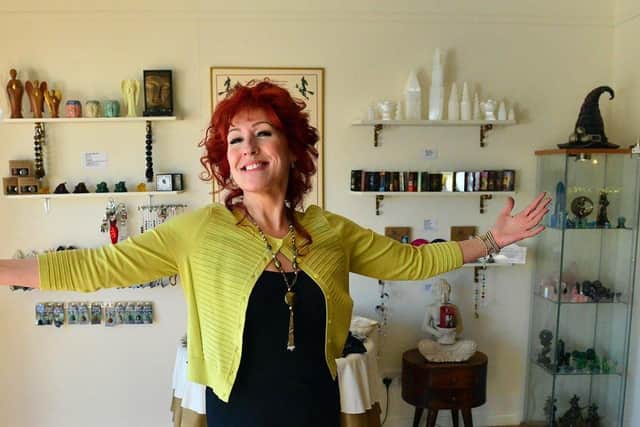 Gina Pontoni in her shop.