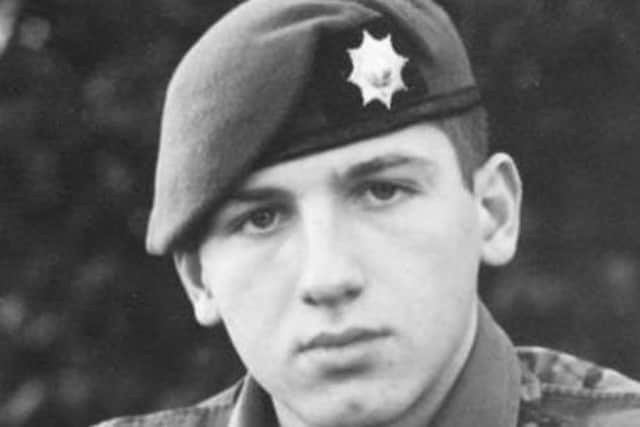 Alan joined the Army at 16.