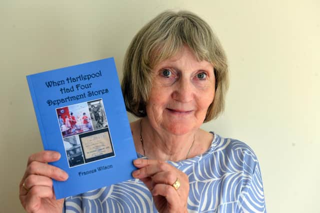 Author Frances Wilson with her new book.