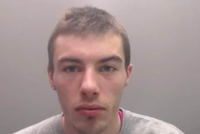 Burglar Josh Hyde was discovered in a victim's house on Christmas Day.