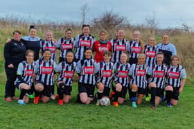 Seaton Carew Ladies' squad and manager Helen Richardson./Photo: Steven John from @Simpsonsphotography_page