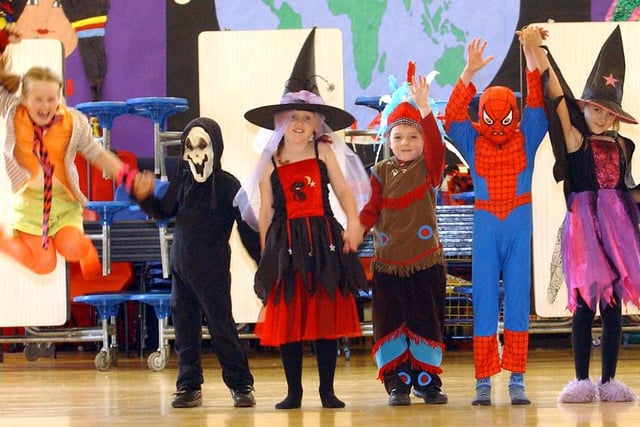 A fancy dress poetry reading session at St Aidan's Primary School in 2003. It's a perfect reminder in time for National Poetry Day on October 6.