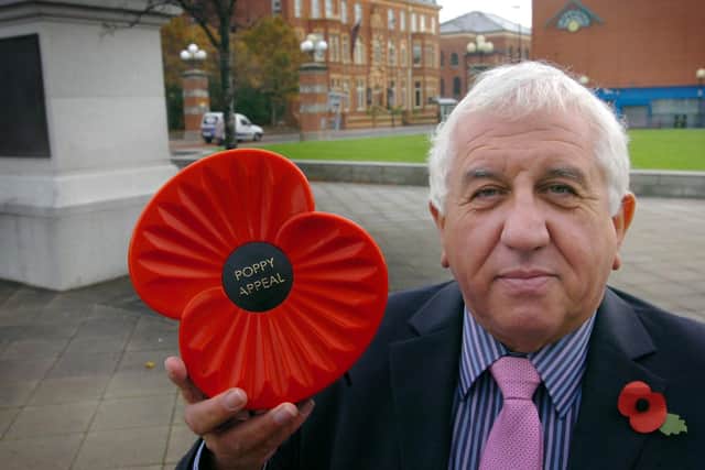 The trophies are presented in memory of the late Ian Cameron who led Hartlepool's Poppy Appeal for a number of years.