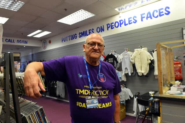 Miles for Men collection manager Ralph Foster who went through a quadruple heart bypass operation at the start of the lockdown.