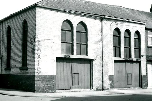 Hart Lane Infants' School on the corner of Mildred Street and Hart Lane. It was later used as a garage for wedding limousines and taxis. Photo: Hartlepool Museum Service.