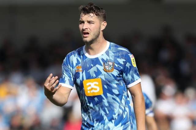 Former Hartlepool United midfielder Brad Walker is on the radar once again at the Suit Direct Stadium. (Photo by Morgan Harlow/Getty Images)