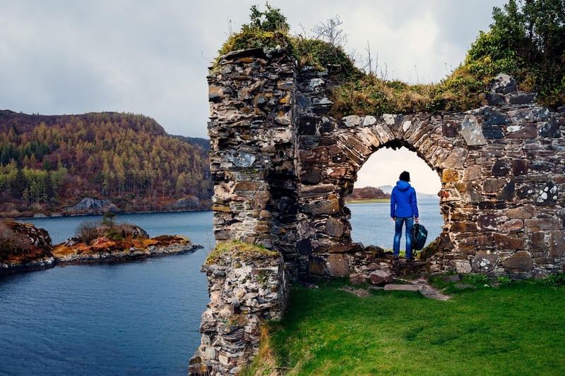 This castle is a ruin, but has some breathtaking views up and down Loch Carron.  Joanna Macpherson from nearby Attadale Gardens says: "Head for where the Strome Ferry used to cross over and explore. It’s beyond the West End of Lochcarron, go past the Lochcarron Weavers which is always worth a visit, friendly and full of interesting things."