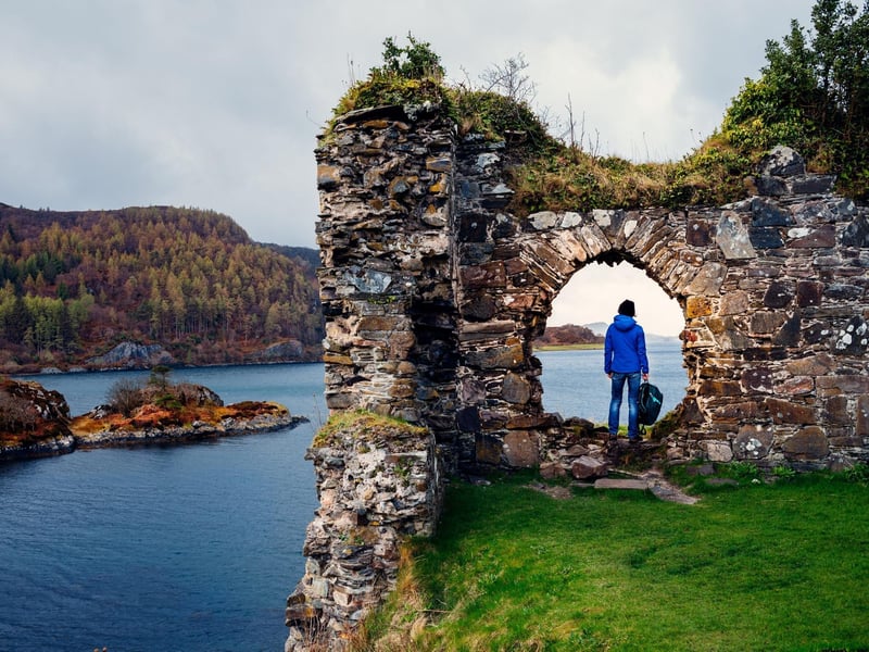 This castle is a ruin, but has some breathtaking views up and down Loch Carron.  Joanna Macpherson from nearby Attadale Gardens says: "Head for where the Strome Ferry used to cross over and explore. It’s beyond the West End of Lochcarron, go past the Lochcarron Weavers which is always worth a visit, friendly and full of interesting things."
