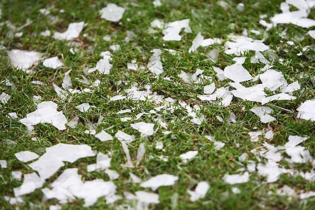 Frozen pitch.  (Photo by Paul Gilham/Getty Images)