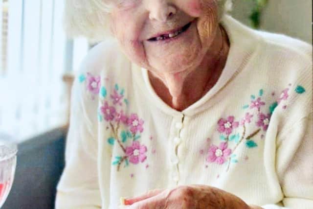 The late Doris O'Dell who was 91 when she passed away.  Picture by FRANK REID