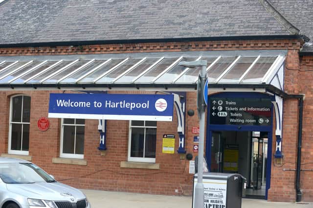 Hartlepool Rail Station.