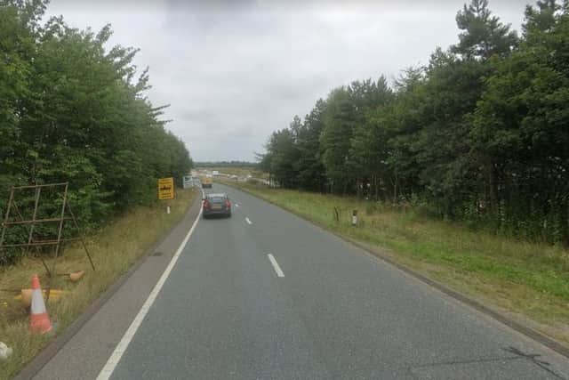 Emergency services were called out to the A19 northbound slip road at the A689 to reports of a two vehicle collision. Photo: Google Maps.
