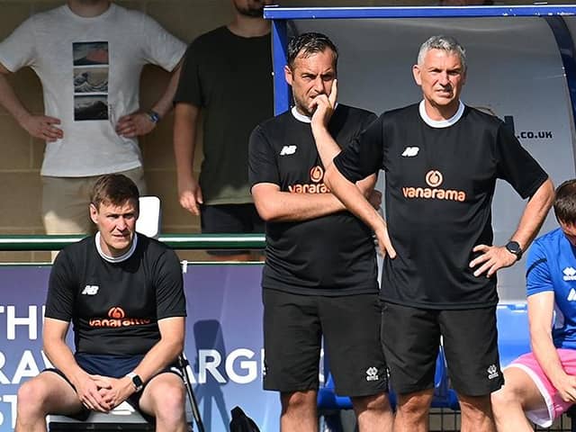 John Askey will return to the Hartlepool United dugout against Aldershot Town.