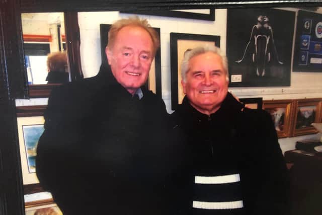 Jimmy gets a visit from actor Bruce Jones.