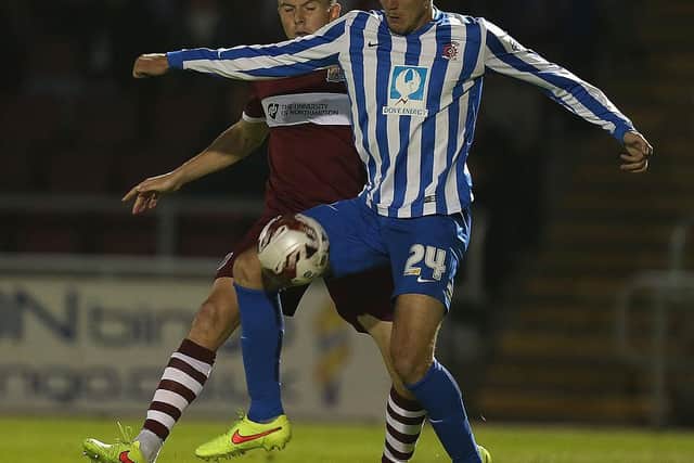 Charlie Wyke was on-loan with Hartlepool in 2014  (Photo by Pete Norton/Getty Images)