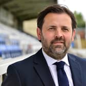 Paul Hartley will speak with Hartlepool United's out-of-contract players face-to-face when they return to pre-season. Picture by FRANk REID