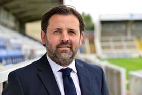 Paul Hartley will speak with Hartlepool United's out-of-contract players face-to-face when they return to pre-season. Picture by FRANk REID