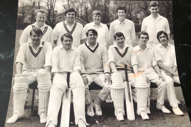 Bob (back row second from left, in 1969 with the Kerridge Cup winning side.