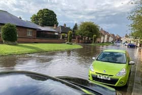Greatham was hit with a flash flooding on Tuesday afternoon./Photo: Michael Gatenby