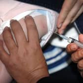 Baby immunisation rates in Hartlepool remain below the target level.