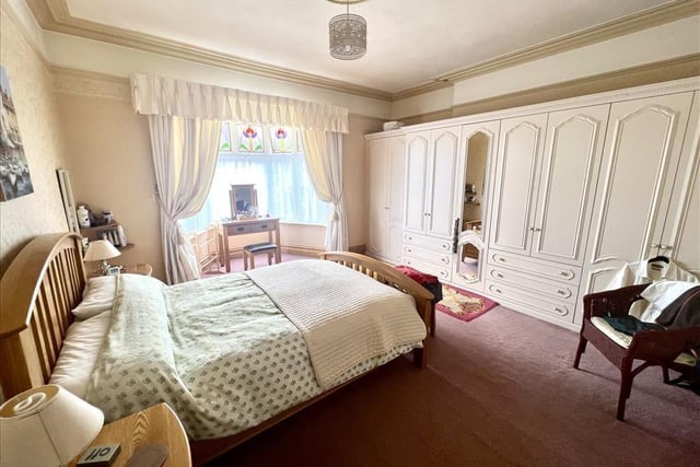 There is plenty of storage space in the double bedrooms of the home.
