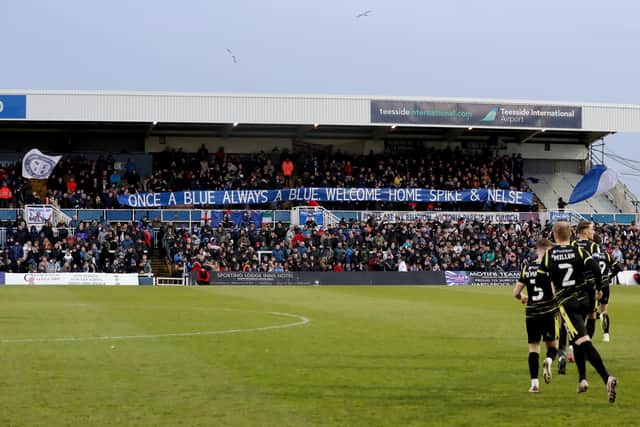 The Suit Direct Stadium will welcome back Hartlepool United legends for a charity match next month. (Credit: Mark Fletcher | MI News)