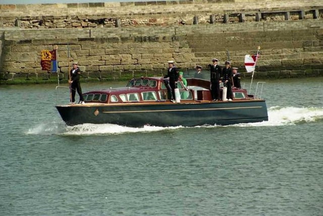 A momentous day for Hartlepool in 1993 as Her Majesty Queen Elizabeth II and Prince Philip arrive.