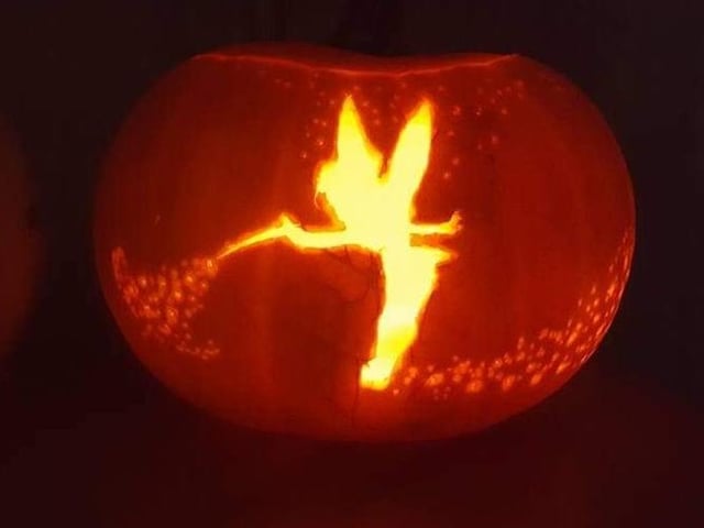 A pumpkin powered by fairy dust! Celebrating National Pumpkin Day and Halloween with Adele Thea.