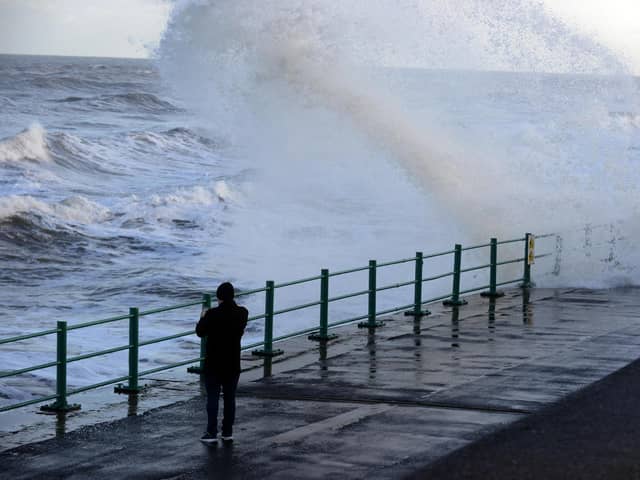 Met Office forecasters have upgraded the yellow weather warning for wind to amber as the North East braces for Storm Dudley.