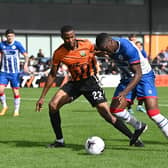 Hartlepool United were beaten on their return to the National League.