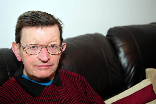 Ged Hall pictured in 2014 when he first talked about his recovery from AVM.