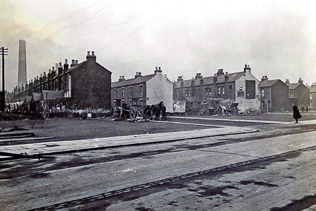 Looking towards Bedford Street, with Seamer Street and Cromwell Street also in the picture. Photo: Hartlepool Library Service.