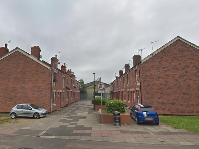 A two bedroom terrace on this street sold for £32,774 in June.