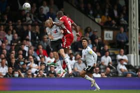 Middlesbrough striker Uche Ikpeazu against Fulham.