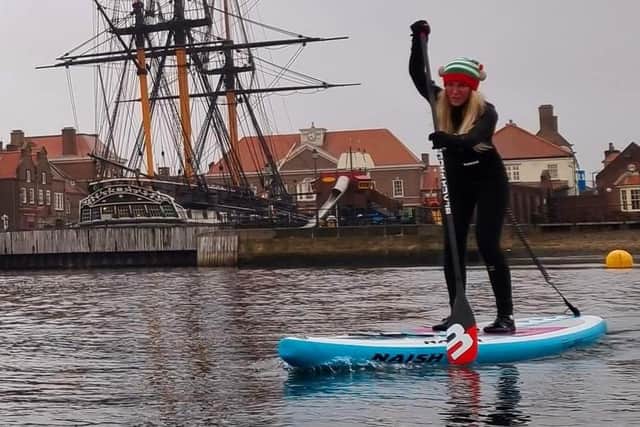 Stand Up paddle boarding in Hartlepool.