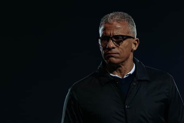 Keith Curle shared his view on Jamie Sterry's red card for Hartlepool United. (Photo: Chris Donnelly | MI News)