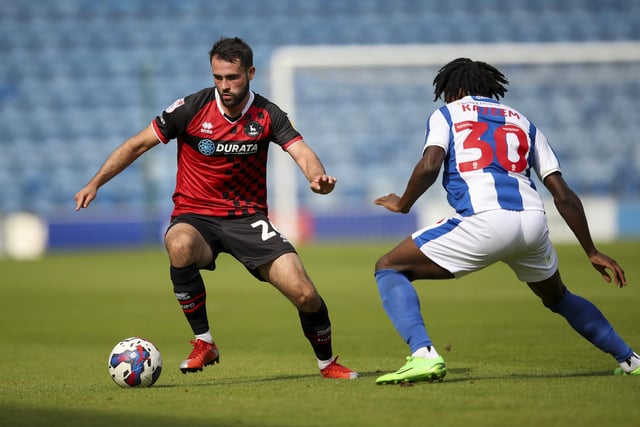Encouraging in the first half, particularly going forward, laying on a good assist for McDonald. Struggled at times with Kazeem defensively. Booked for kicking the ball away. (Credit: Tom West | MI News)