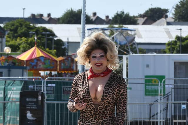 'Travisty' at Dolly Parton at the Hartlepool Waterfront Festival Rebirth 2021, on Saturday.