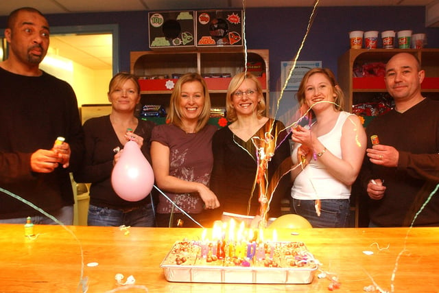 The Cafe 177 party to celebrate its first anniversary in 2006.