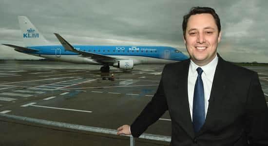 Tees Valley Mayor Ben Houchen welcomed the resumption of KLM's Amsterdam flights.