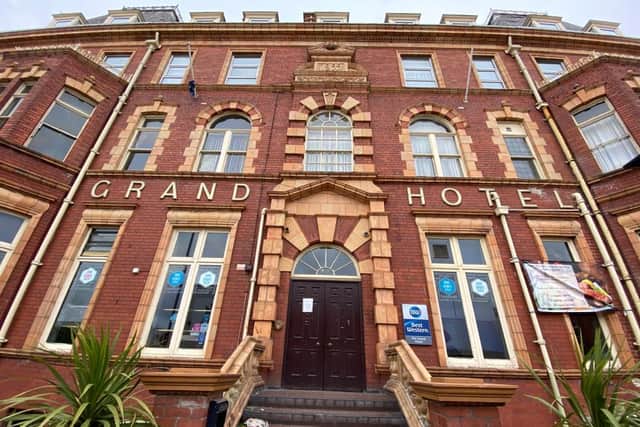 The Grand Hotel in Hartlepool.