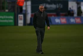 Keith Curle gave an honest assessment of Hartlepool United after defeat at Barrow. (Credit: Michael Driver | MI News)