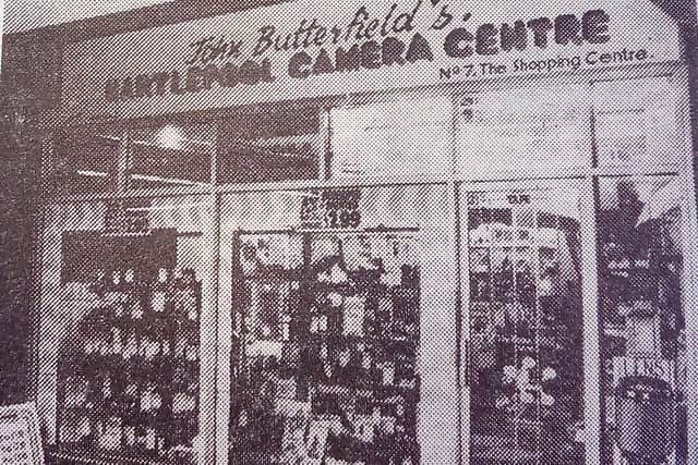 John Butterfield's Camera Centre. Does this bring back memories?