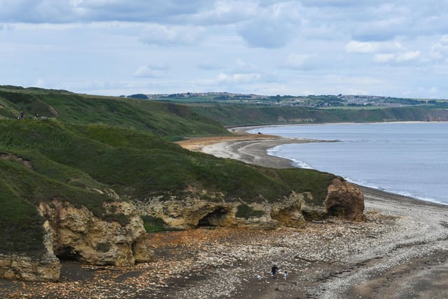 Crimdon Beach to Blackhall Rocks offers a refreshing and adventurous walk with hidden caves and sand dunes.
