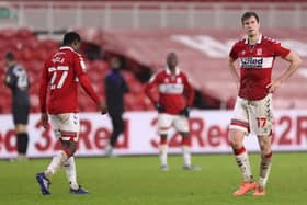 Marc Bola of Middlesbrough and Paddy McNair
