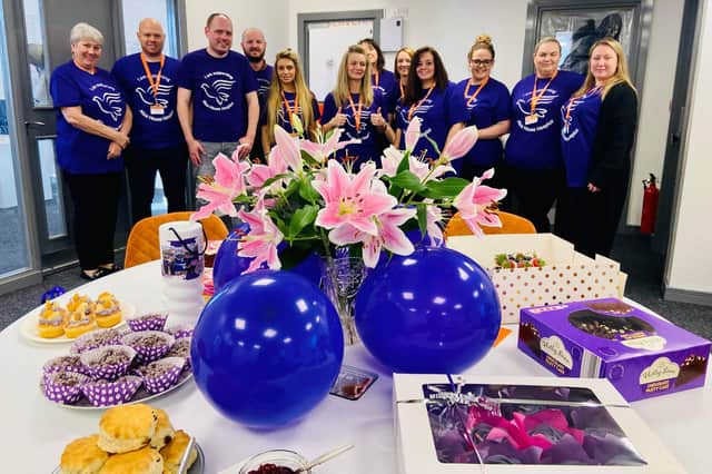 Orangebox Training Solutions staff helped to raise over £500 for Alice House Hospice by once again supporting Purple Week.