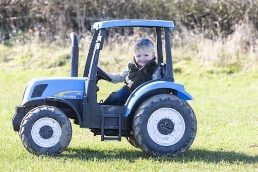 Three-year-old Tommy Summerbell has been described as "tractor obsessed" by his mum Kate.